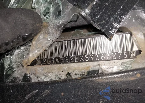 2003 Chevrolet Impala z USA, uszkodzony, nr VIN 2G1WF52EX39363875